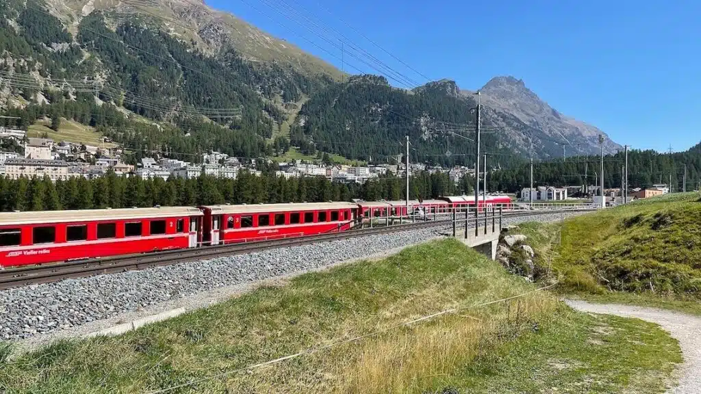 scenic trains in Switzerland